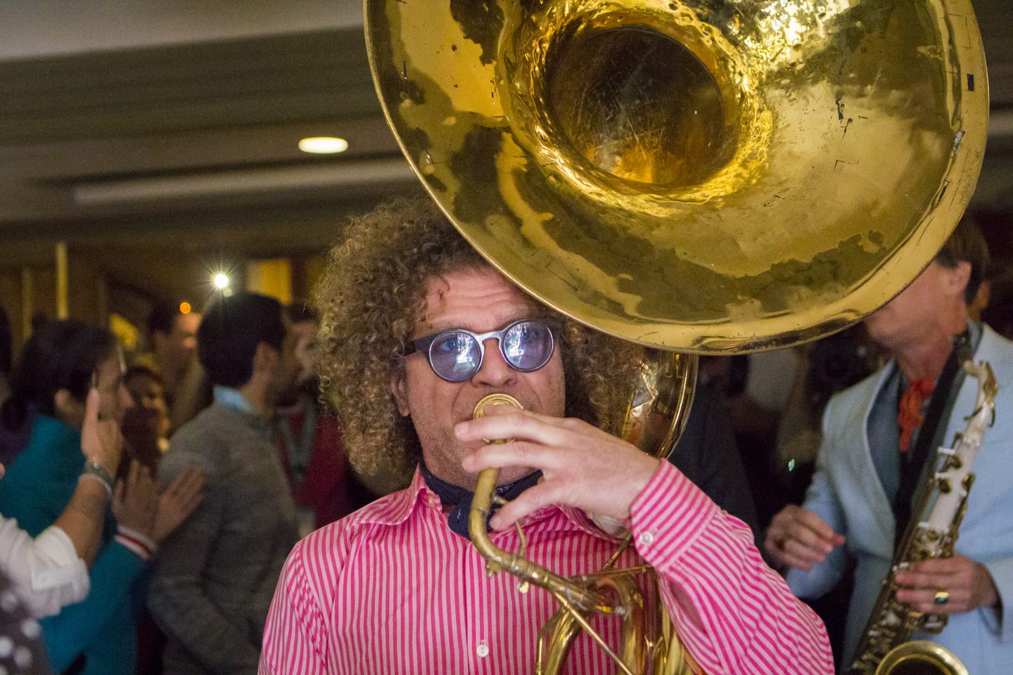 A Tuba to Cuba Parade. Photo by Adrianne Schroeder