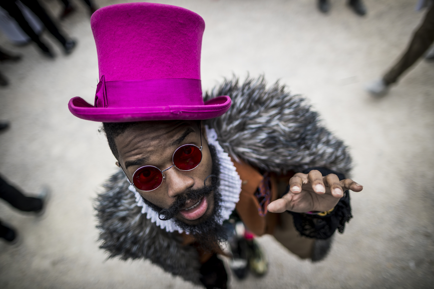 Pink Top Hat. Photo by Aaron Rogosin