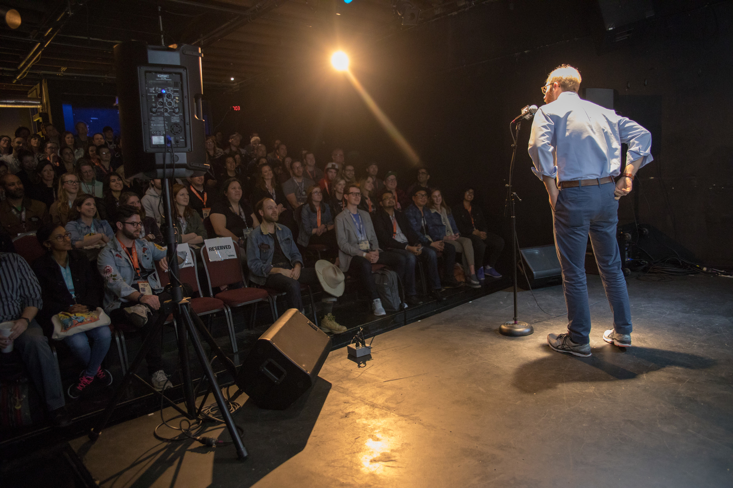 Adult Swim's Joe Pera Talks With You. Photo by Hans Watson