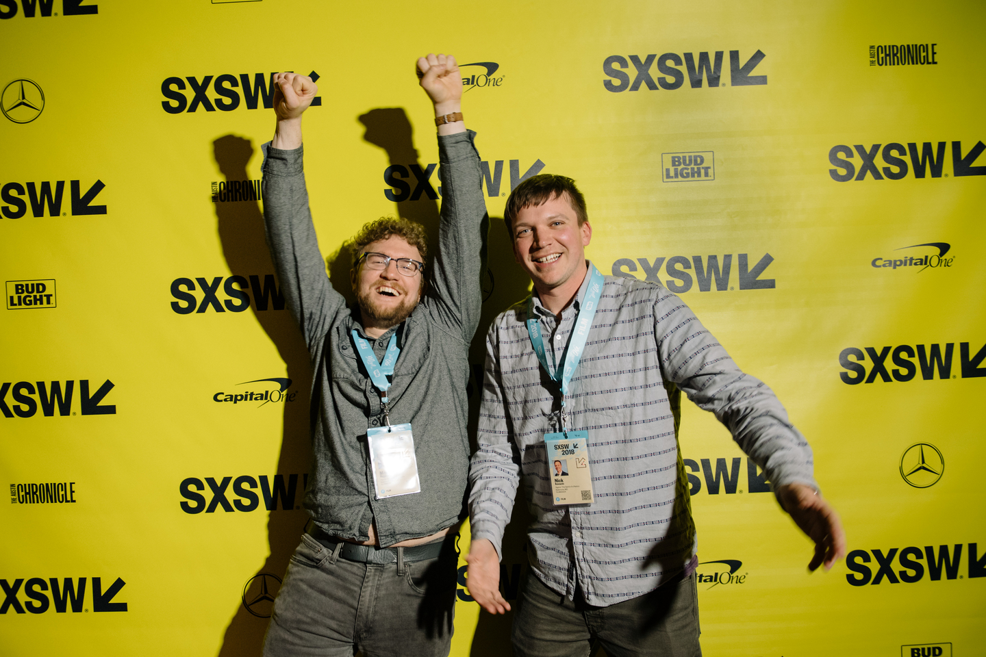 Matthew Riggieri and Nick Kovacic at the Agave: The Spirit of a Nation World Premiere. Photo by Danny Matson