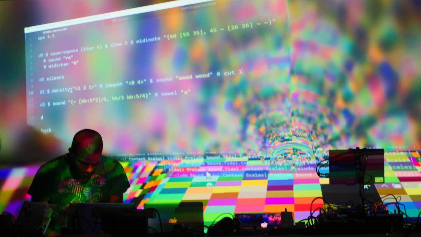 Algorave. Photo by Antonio Roberts