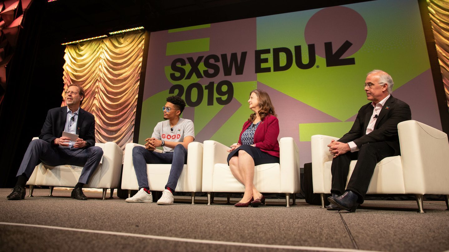 L–R: Dan Porterfield, Darius Baxter, Rev. Lisa Fitzpatrick, David Brooks. Photo by Alexa Gonzales Wagner