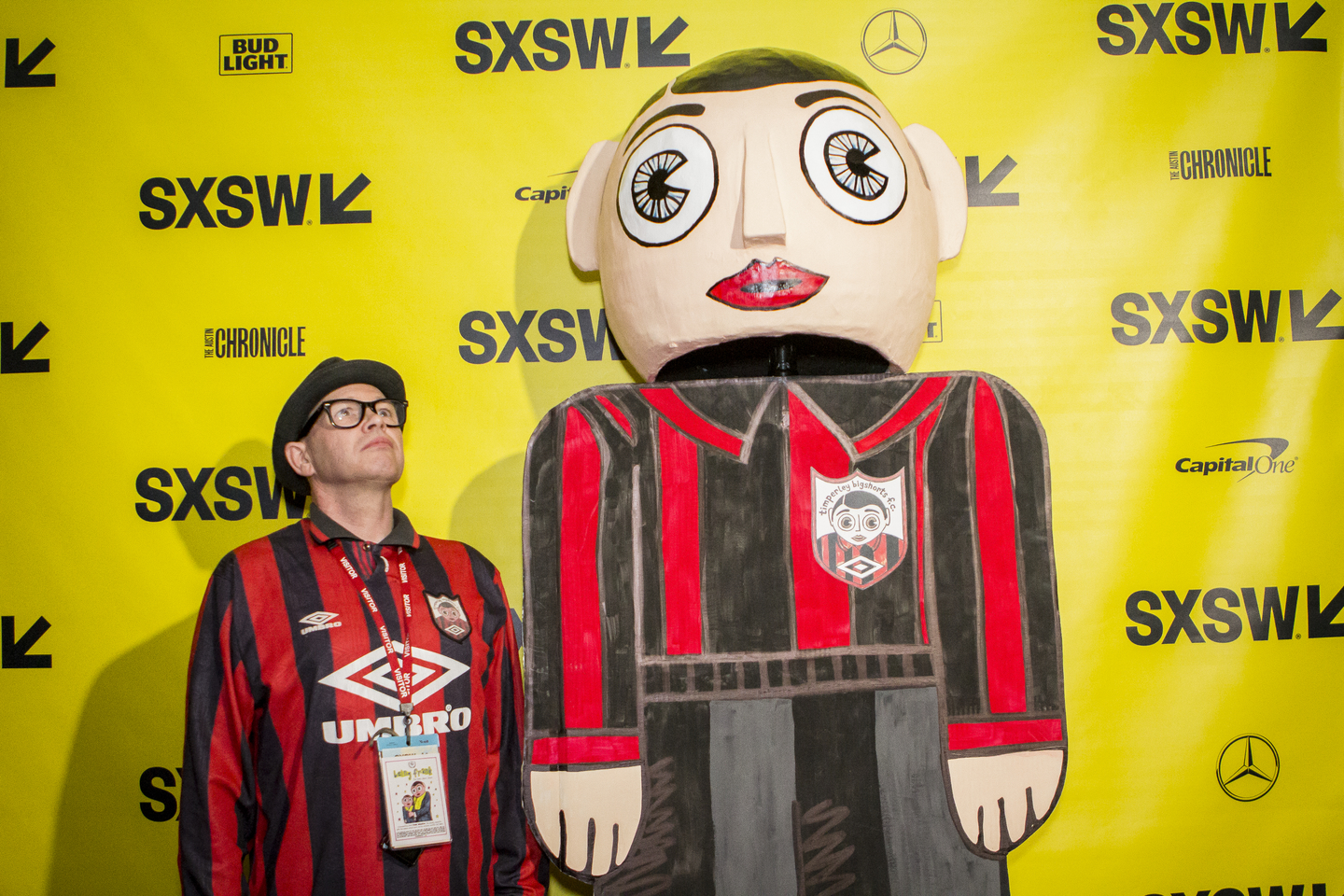 Being Frank: The Chris Sievey Story Red Carpet. Photo by Adrianne Schroeder