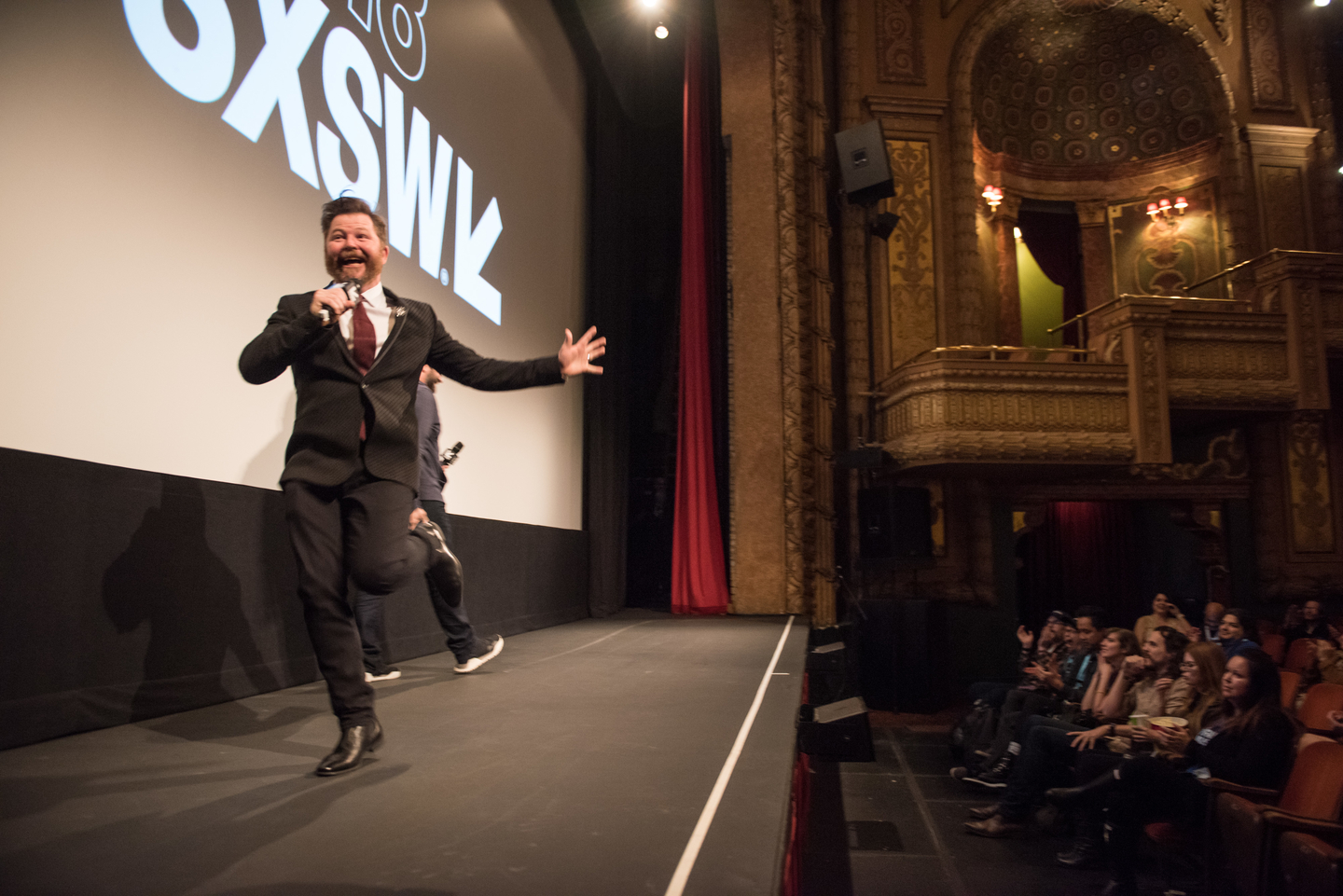 Owen Egerton at the Blood Fest Q&A. Photo by Tico Mendoza