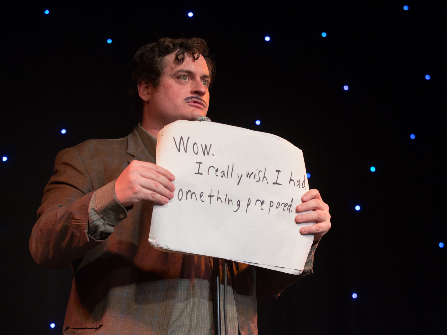 Ian Abramson at the Butterboy Comedy Show. Photo by Jay Nicholas