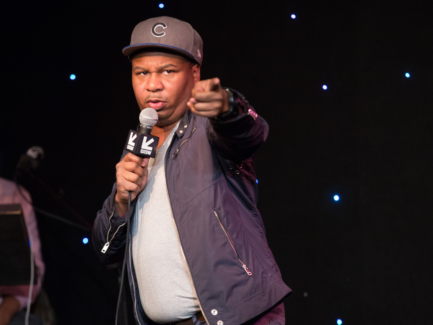 Roy Wood Jr. at the Butterboy Comedy Show. Photo by Jay Nicholas