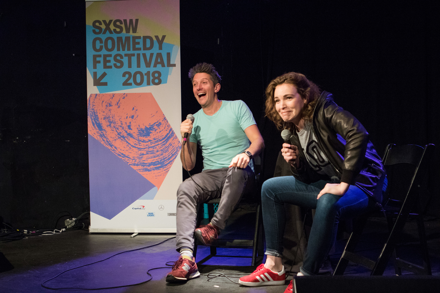 Stuart Goldsmith and Beth Stelling. Photo by Nolan Weinschenk