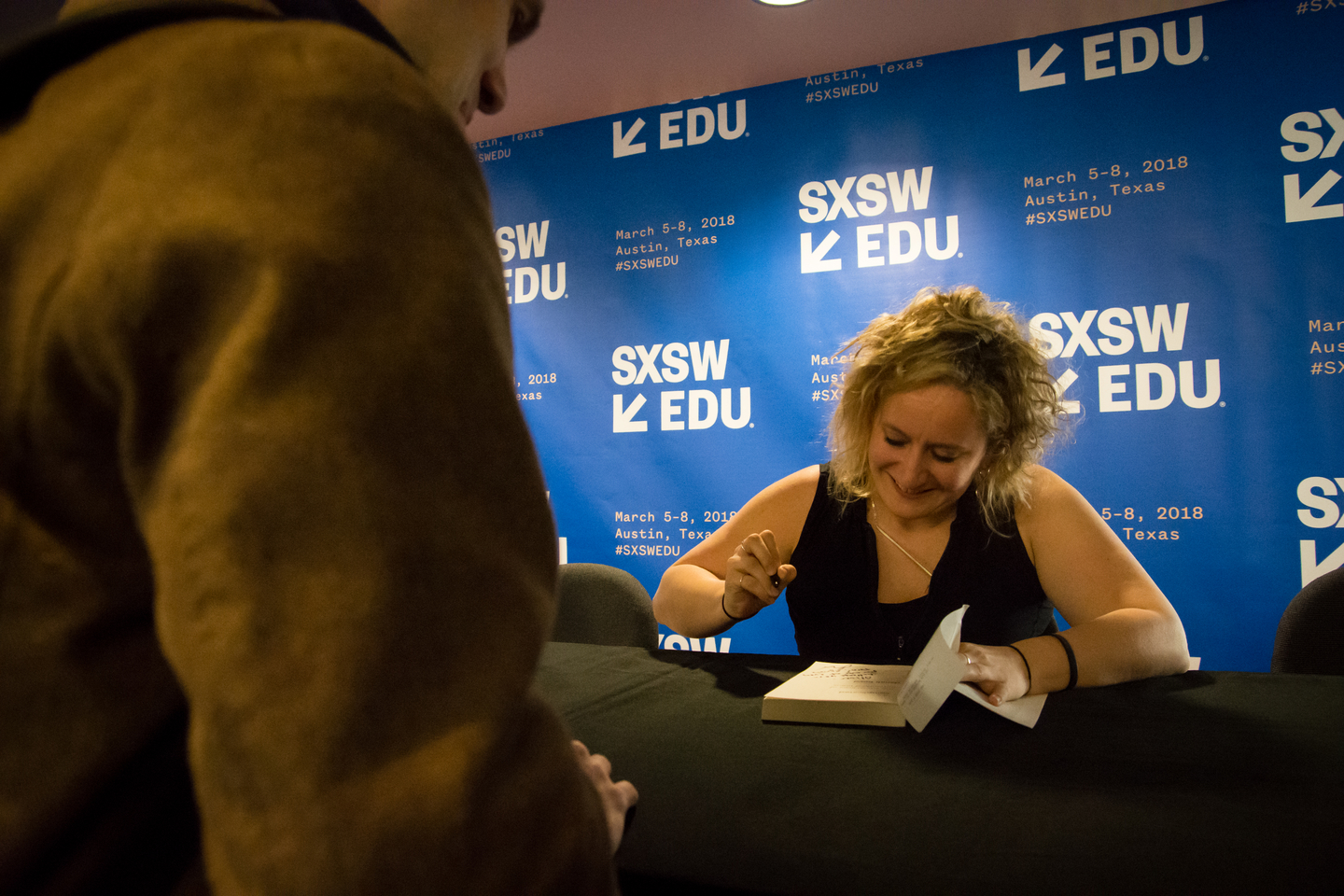 danah boyd’s It's Complicated: The Social Lives of Networked Teens book signing. Photo by Levi Thompson