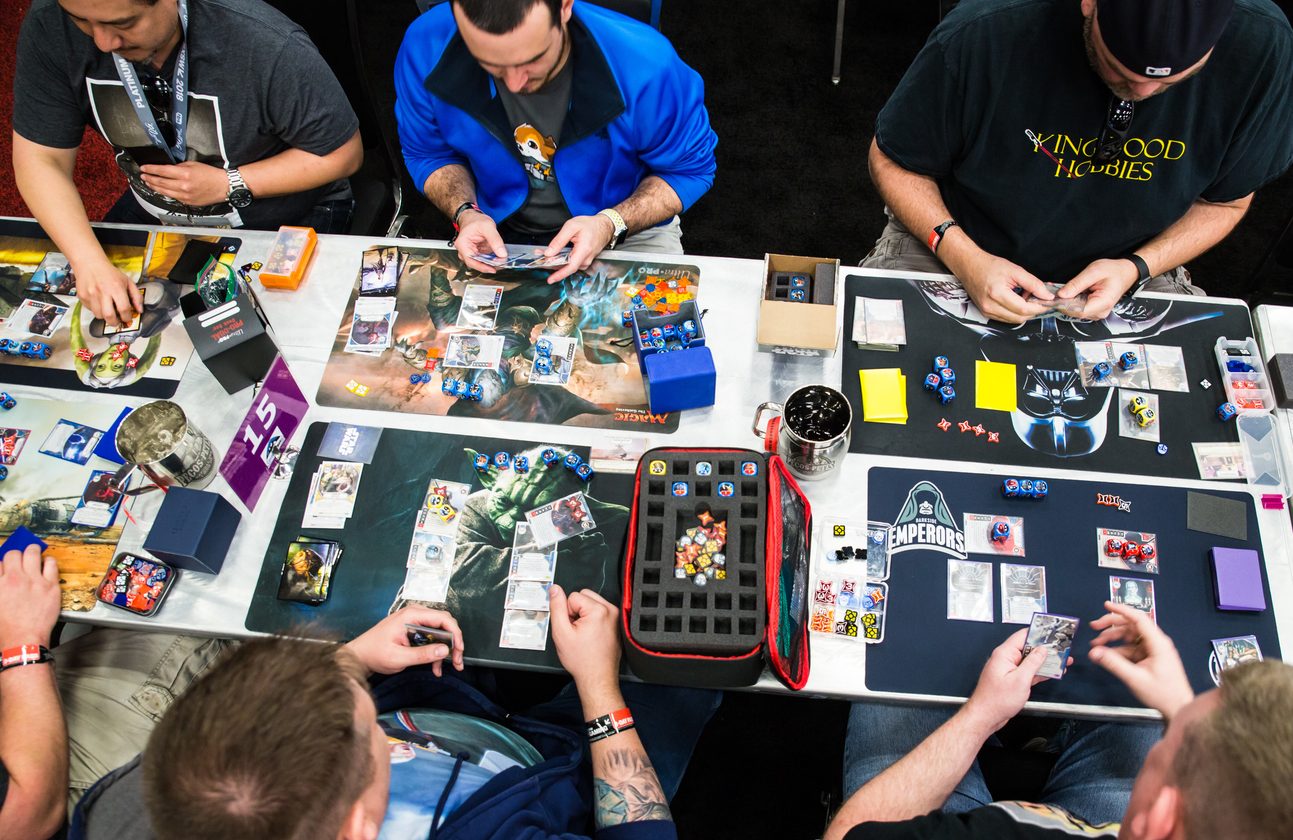 Tabletop gamers took part in Star Wars: Destiny competitions at SXSW Gaming.