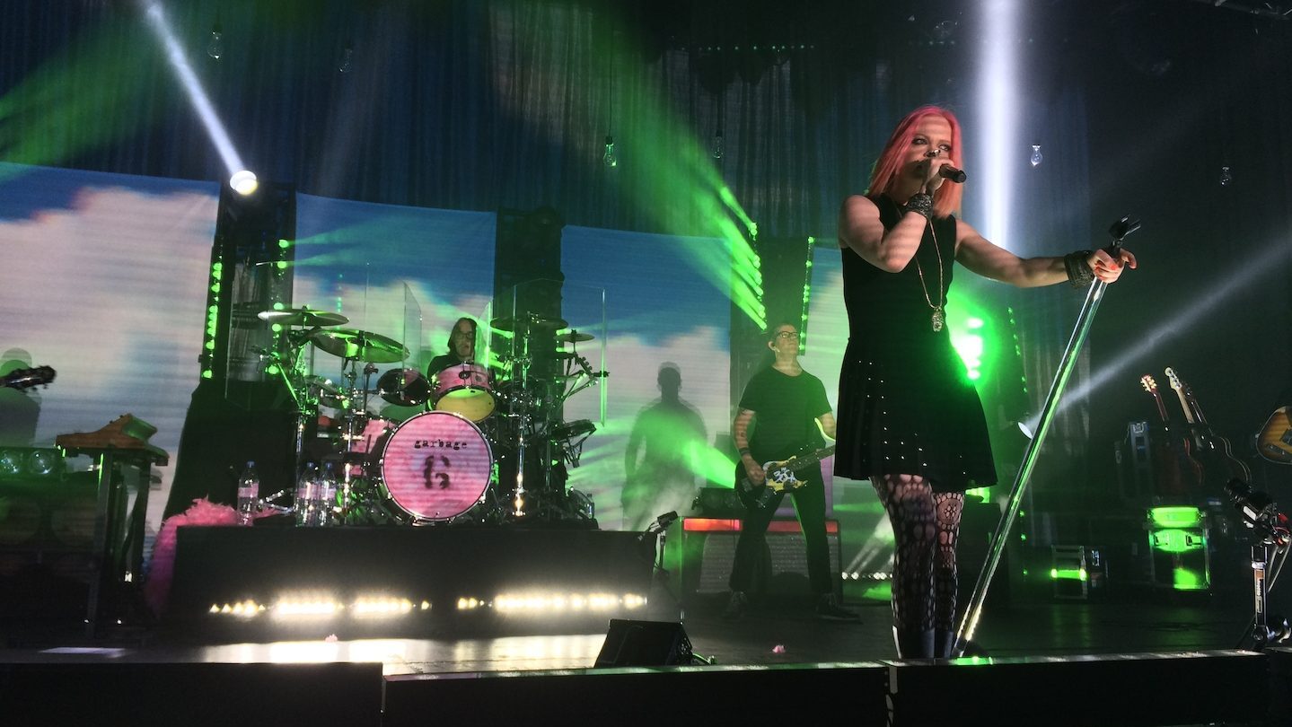 Garbage performing in Manchester, England in 2015. Photo by Paul Anderson/CC BY 2.0