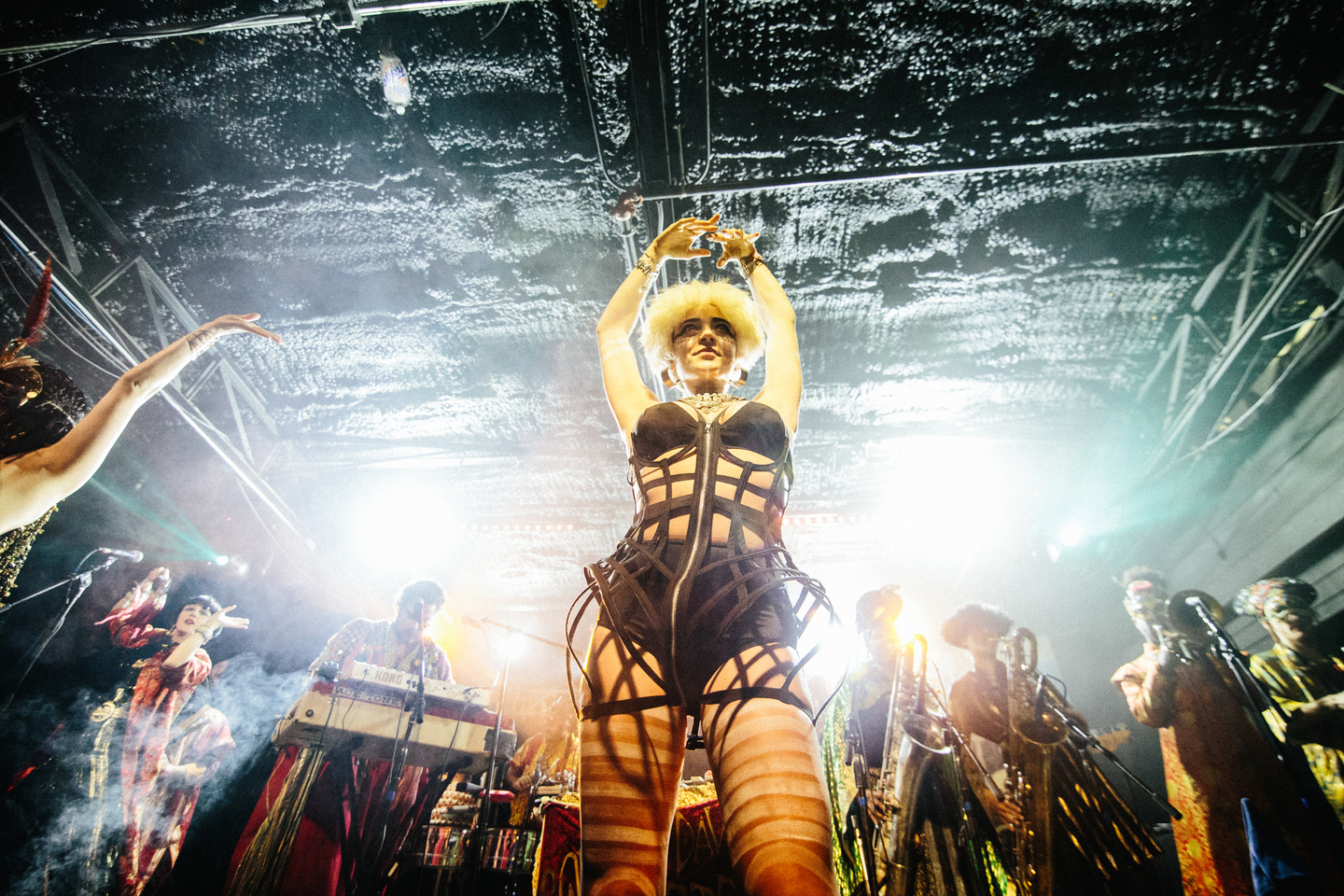 Golden Dawn Arkestra, presented by Meow Wolf: Fractallage. Photo by Alexa Gonzalez Wagner