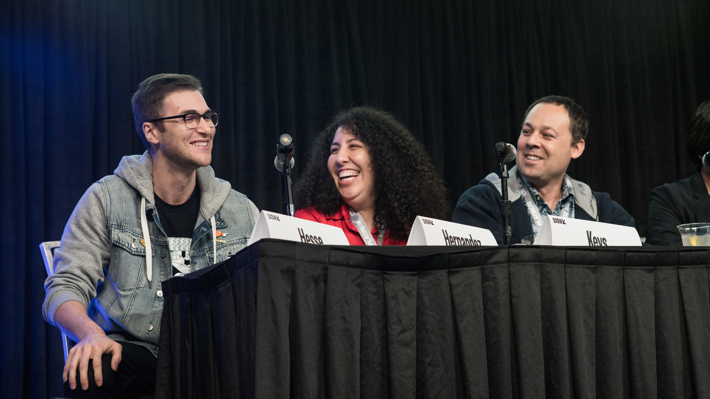 Gotta Go Fast: The Official Sonic the Hedgehog Panel. Photo by Marie Ketring