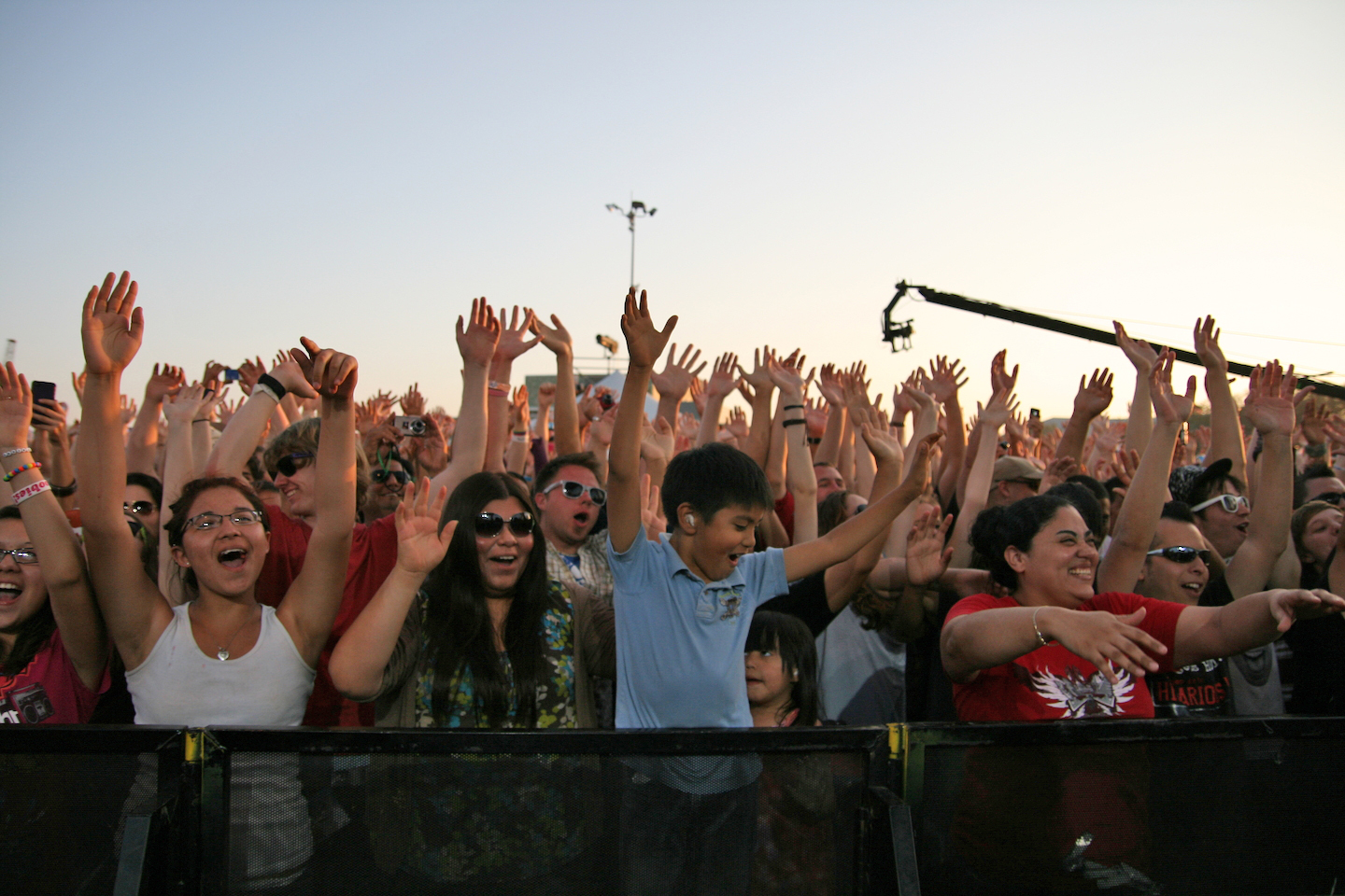 Crowd during Bowling for Soup, 2011. Photo by James Buchan