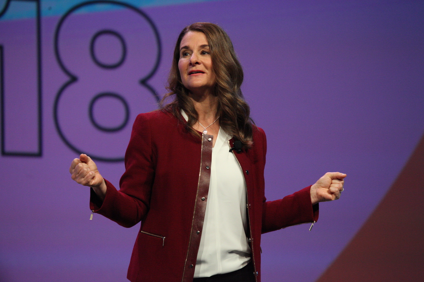 Interactive Keynote: Melinda Gates. Photo by Chris Tobon