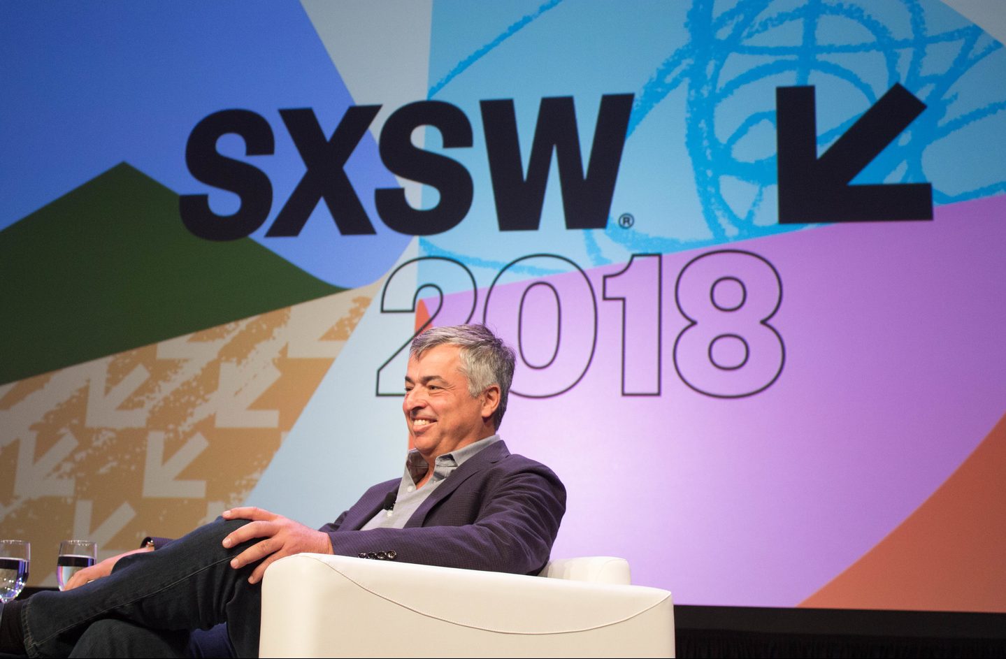 Apple’s Eddy Cue took part in “Eddy Cue: Curation in Media - Why It Matters.” Photo by Josh Mends