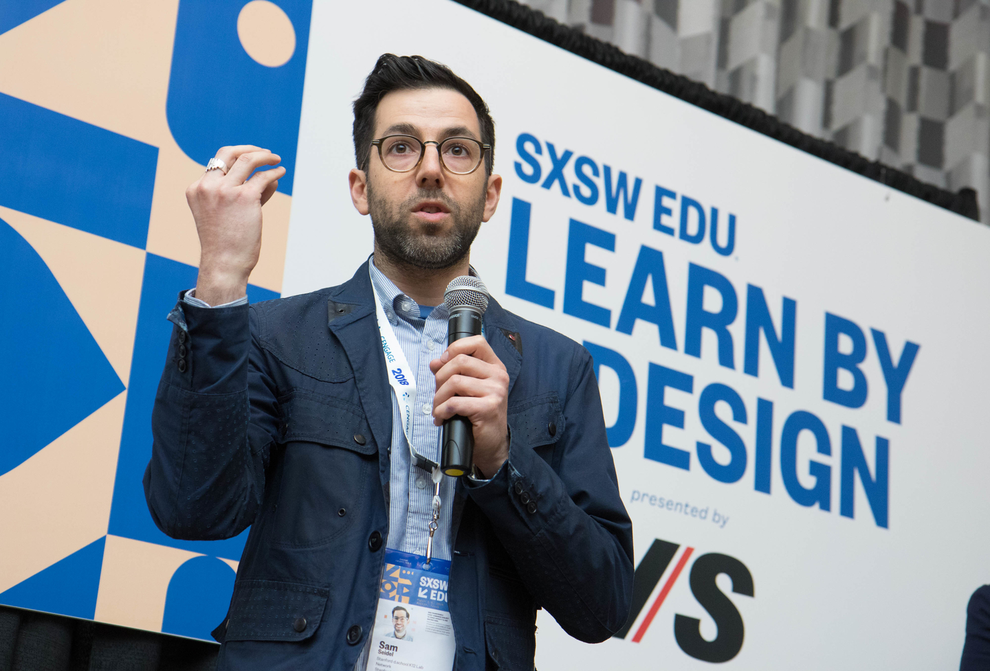 SXSW EDU 2018 Learn by Design happy hour and winner announcement. Photo by Steven Snow