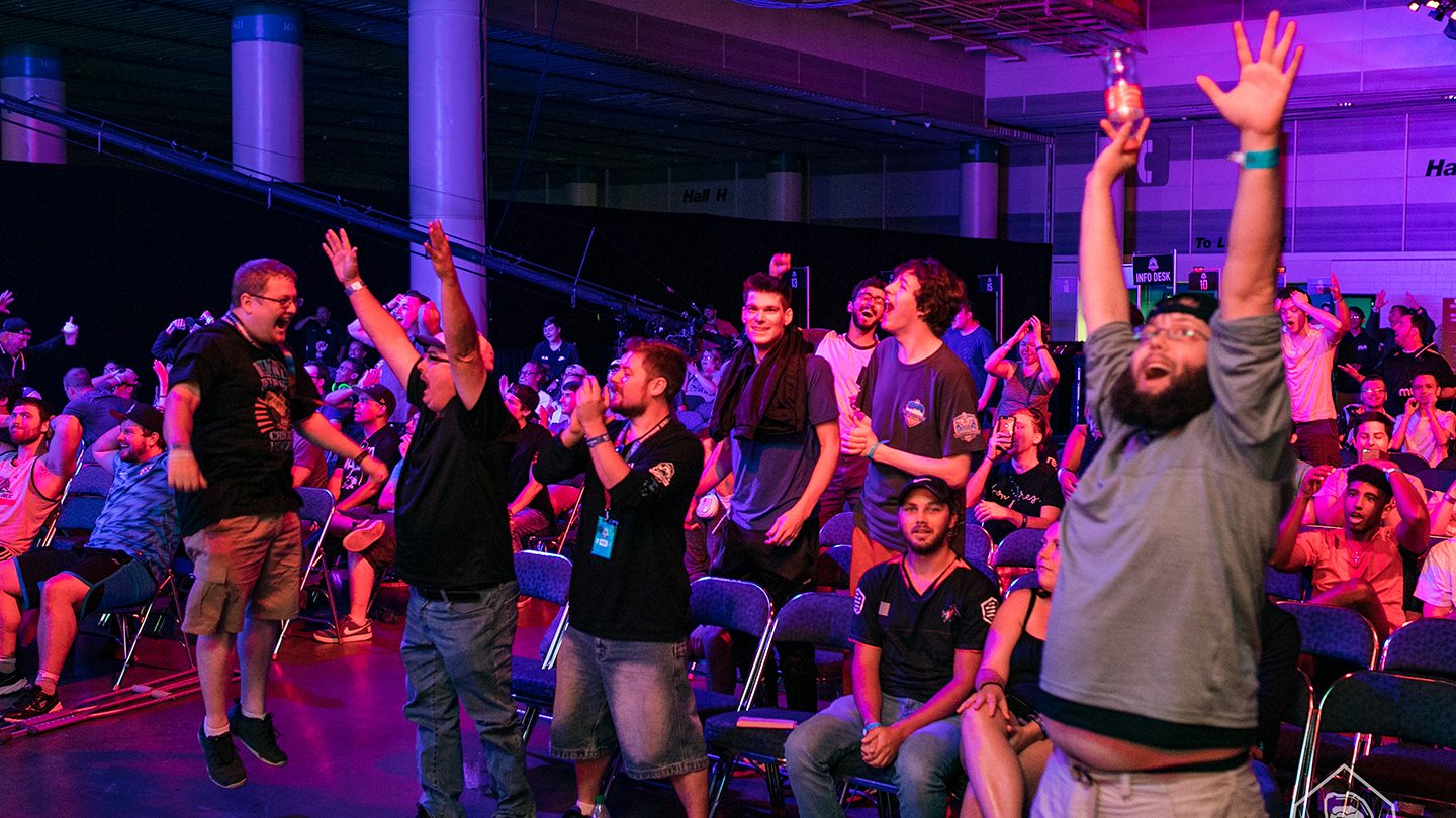 Celebrations at July 2018 HCS Competition in New Orleans. Photo by Robb McCormick