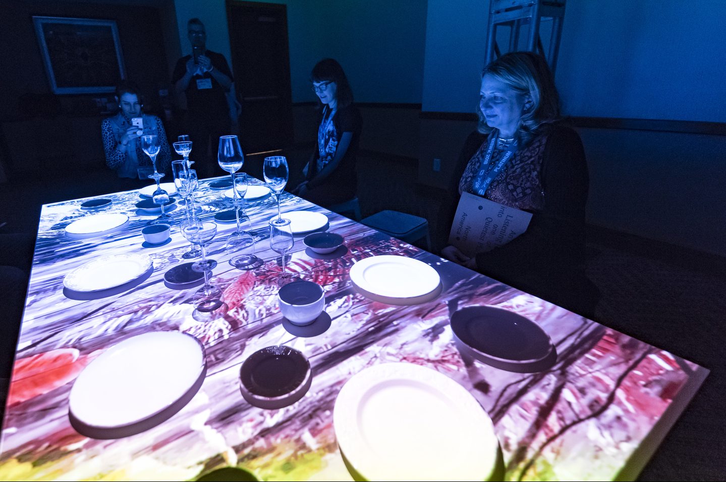 FEAST by Caitlin Pickall, one of the installations in the SXSW Art Program, can be found in Room 305 at the JW Marriott, through Thursday.