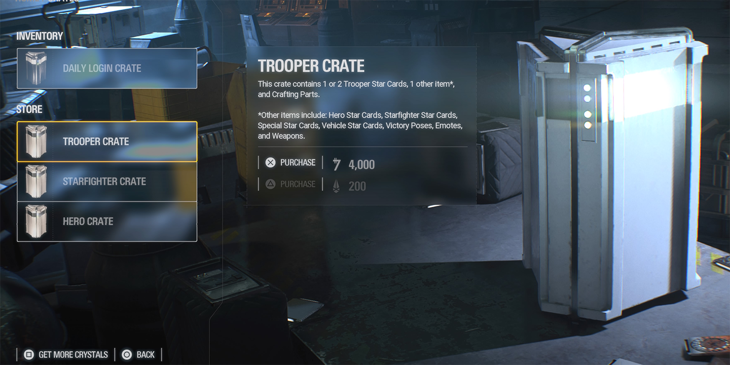 Star Wars Battlefront 2 Loot Crate