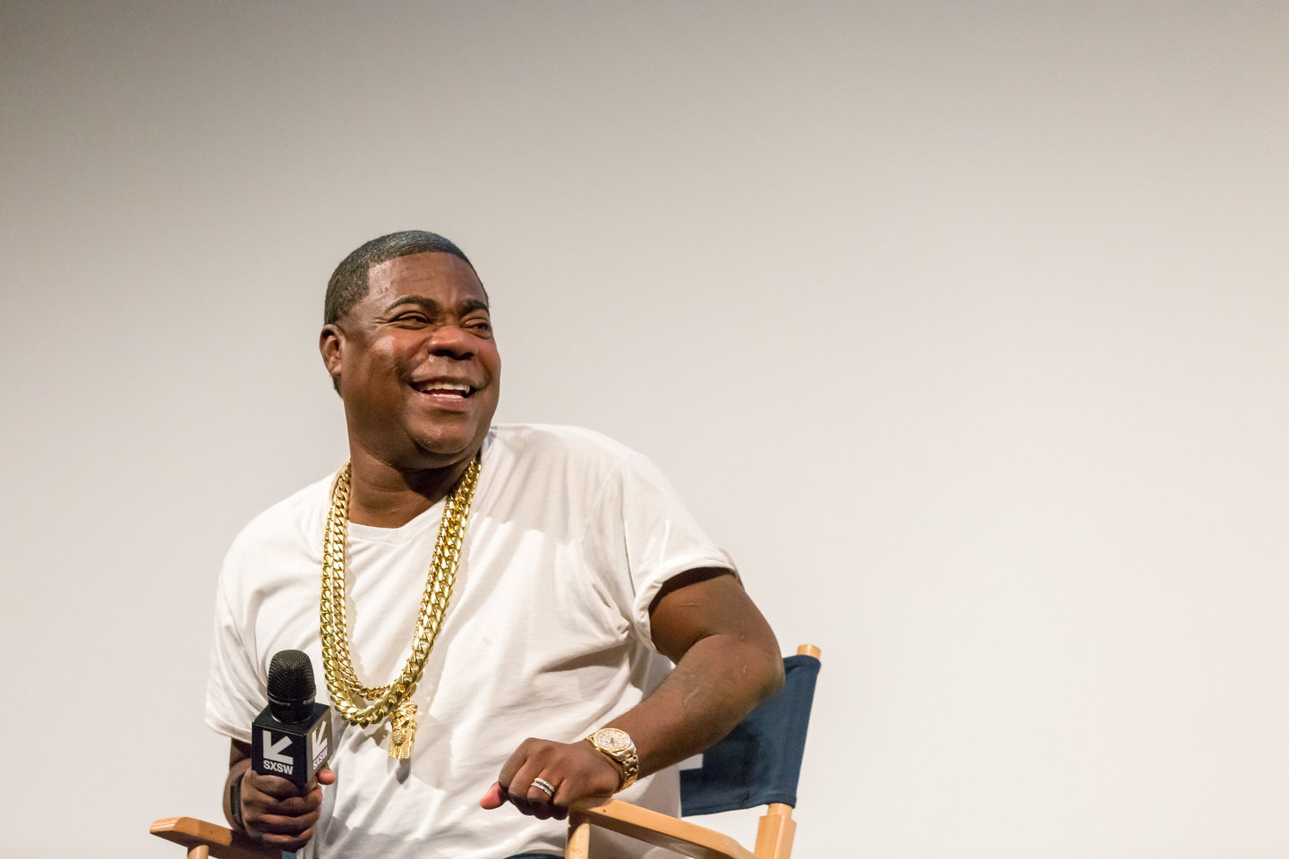 Tracy Morgan at The Last O.G. Q&A. Photo by Cal Holman