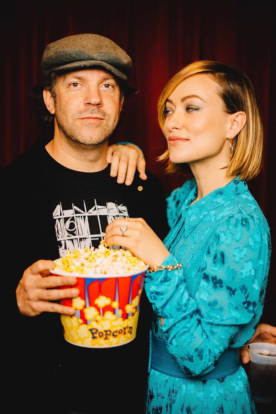 Jason Sudeikis and Olivia Wilde pose for a portrait at the world premiere of A Vigilante. Photo by Matt Winkelmeyer/Contour by Getty Images for SXSW