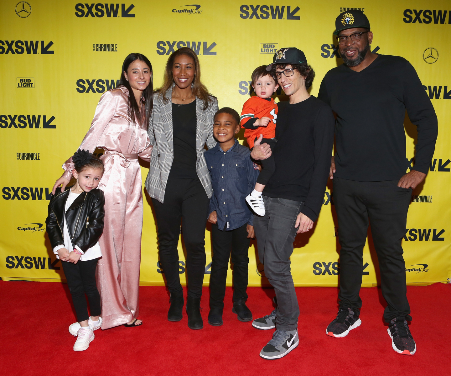 Director Evan Rosenfeld, Luther Campbell and their families attended the world premiere of the Episodic Warriors of Liberty City. Photo by Travis P Ball/Getty Images for SXSW