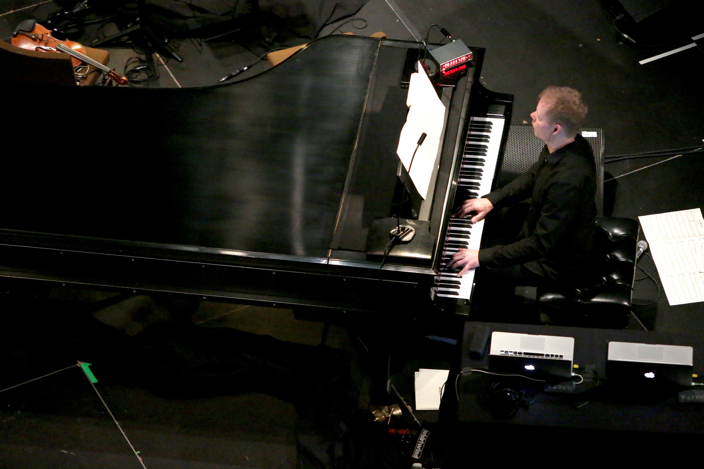 No sleep for Max Richter during his 8-hour performance at The Bass Concert Hall.