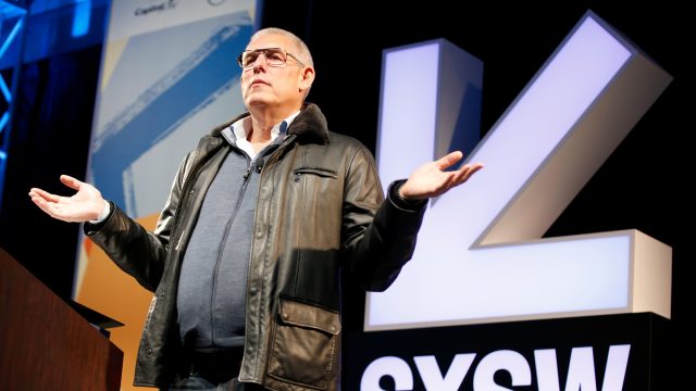Music Keynote: Lyor Cohen. Photo by Sean Mathis/Getty Images for SXSW