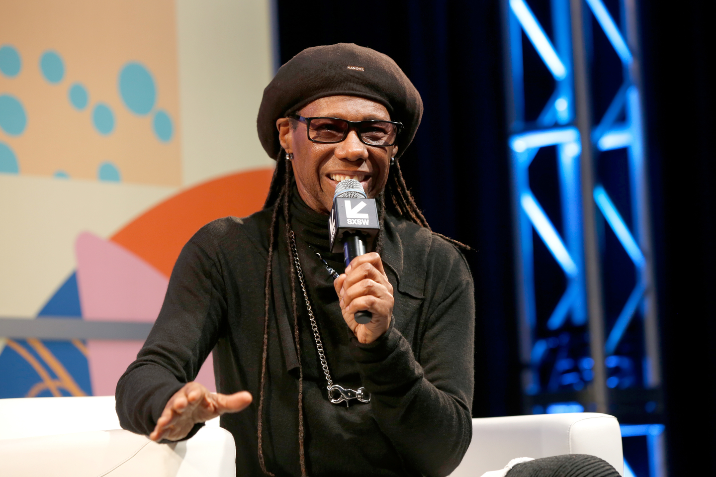 Nile Rodgers shared his wisdom during “Music Business 101 - A Q&A with Legendary Music Icon Nile Rodgers.” Photo by Sean Mathis/Getty Images for SXSW