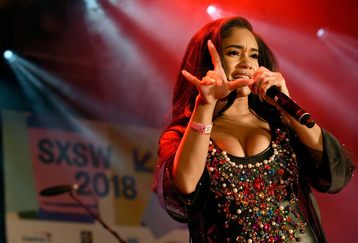 Saweetie during Wednesday night’s Pandora @ SXSW show at The Gatsby.