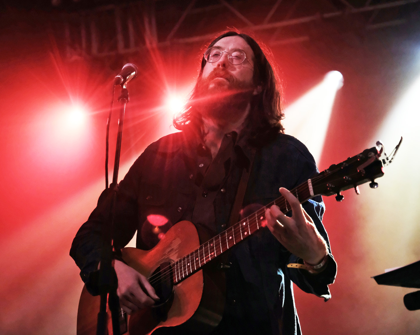 Will Sheff of Okkervil River during the NPR Music showcase. Photo by Hubert Vestil/Getty Images for SXSW