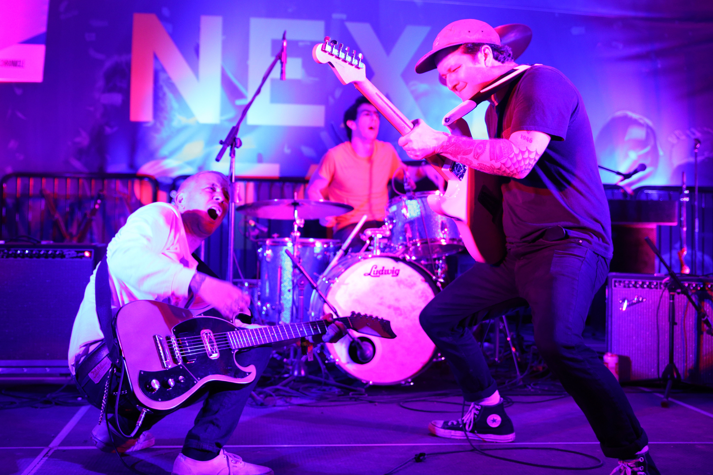 The Frights performed on the StubHub showcase at Banger's. Photo by Mike Jordan/Getty Images for SXSW