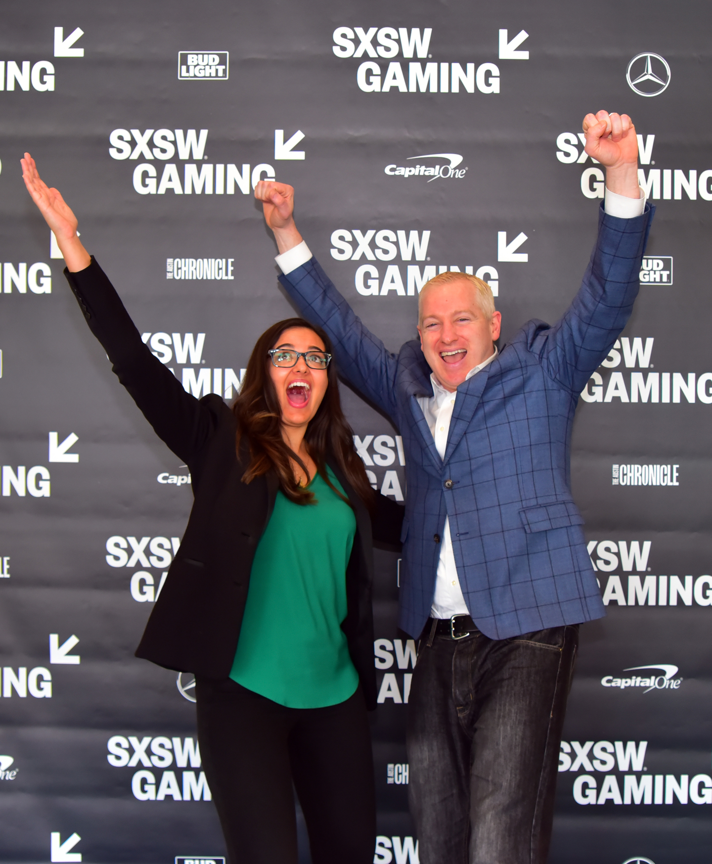 Saira Mueller and Brendan Donohue were part of the “Hoops and Gaming: Why the NBA Started an Esports League” session on Friday. Photo by Jason Bollenbacher/Getty Images for SXSW