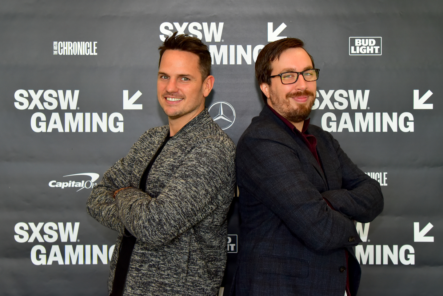 Sam Mathews (L) and Travis Gafford joined “The Rise of the New World Sports, Esports” session, part of SXSW Gaming. Photo by Jason Bollenbacher/Getty Images for SXSW