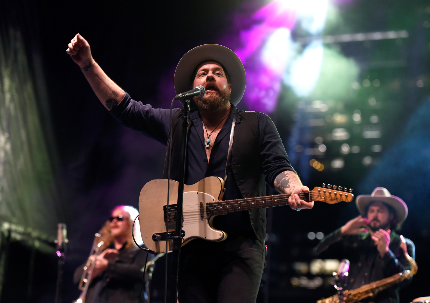 Nathaniel Rateliff & The Night Sweats closed out Friday night on The SXSW Outdoor Stage presented by MGM Resorts. Photo by Ismael Quintanilla/Getty Images for SXSW