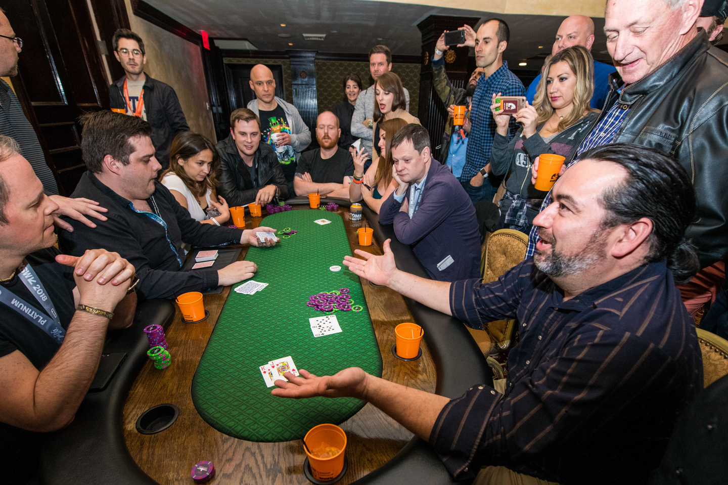 Kimo Sabe Mezcal Trusted Friend Poker Tournament with Phil Hellmuth. Photo by David Brendan Hall