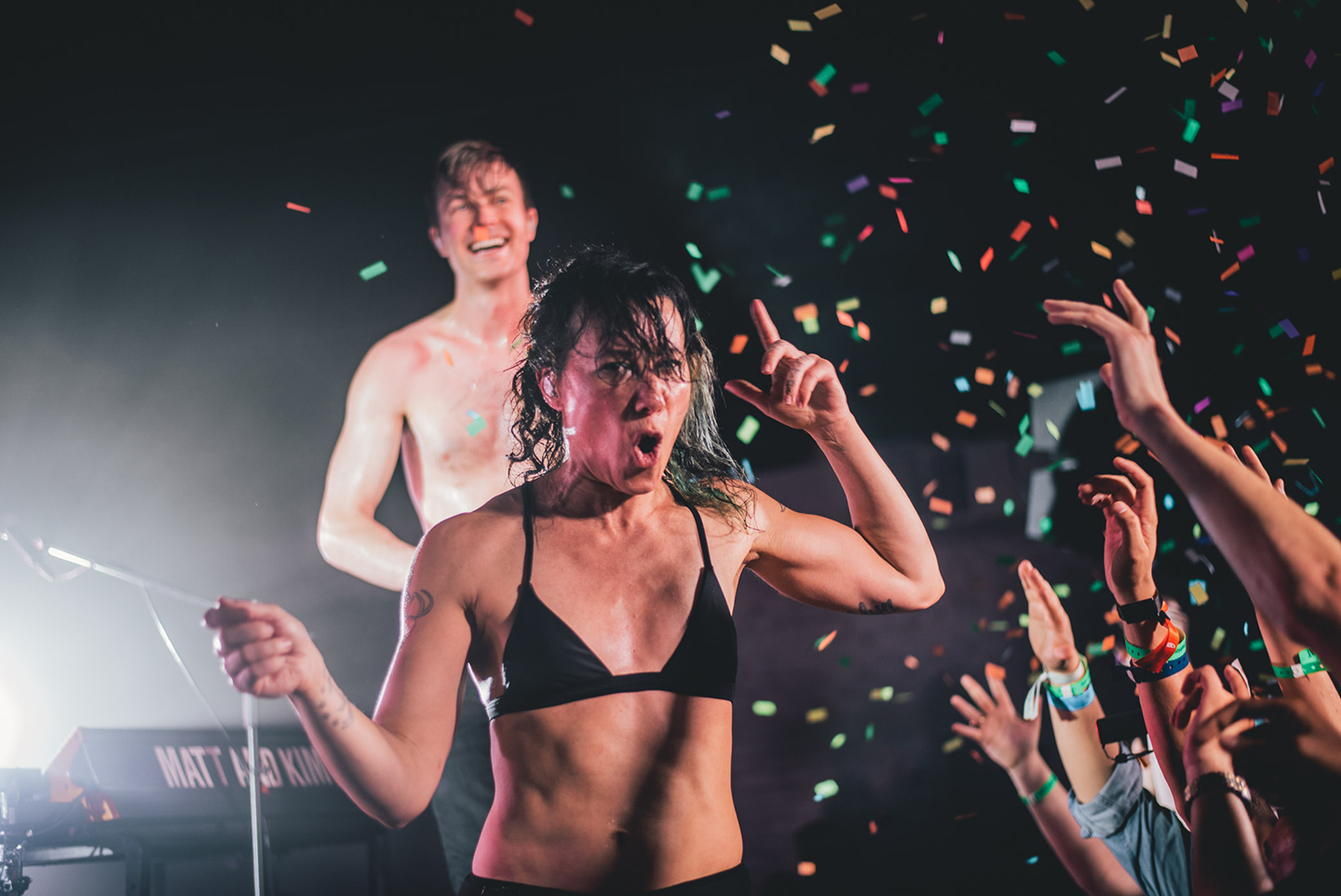 Matt and Kim at the Capital One House at Antone’s. Photo by Renee Dominguez