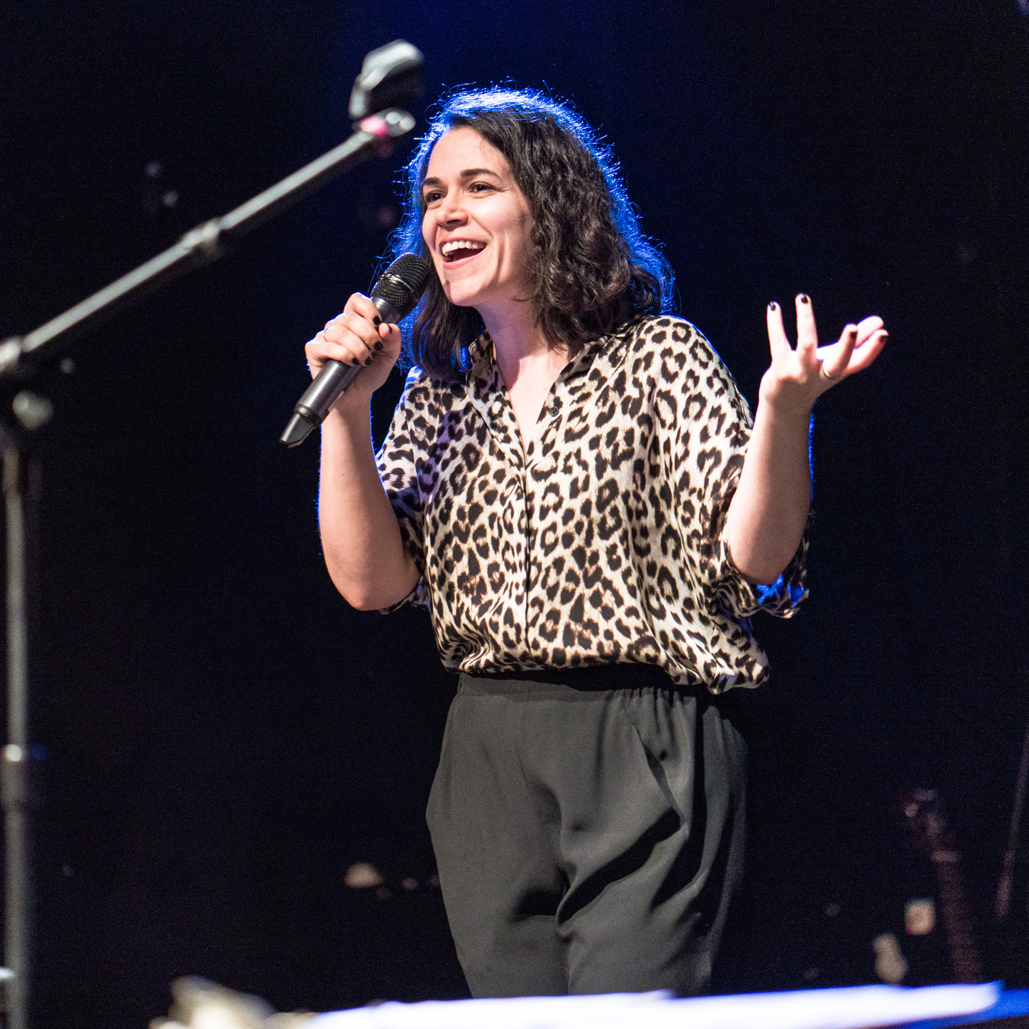 Abbi Jacobson at the 420 Show with Matt Besser – Photo by Stephen Olker