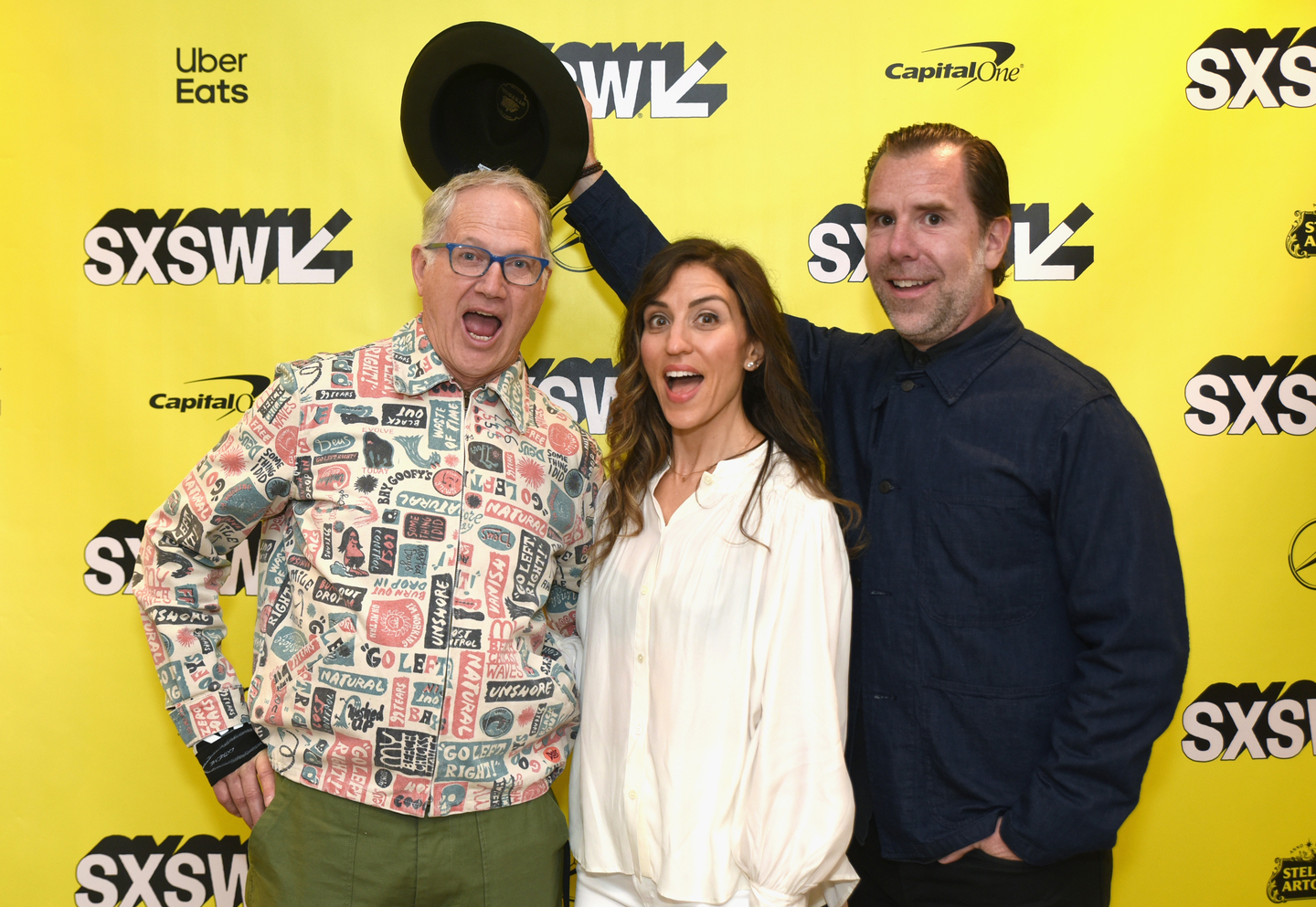 (L-R) Tinker Hatfield, Amy Dadich, and Scott Dadich at their Featured Session – Photo by Dave Pedley/Getty Images for SXSW