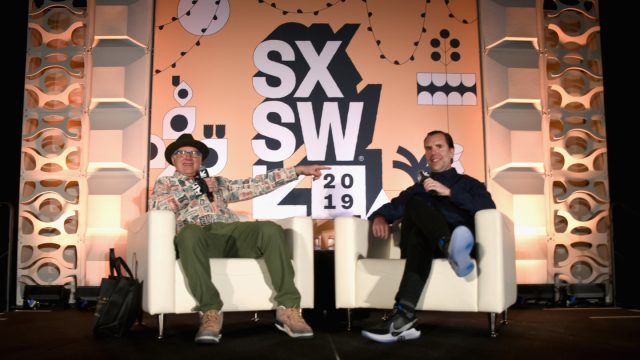 Tinker Hatfield with Scott Dadich at their Featured Session – Photo by Dave Pedley/Getty Images for SXSW Tinker Hatfield with Scott Dadich at their Featured Session – Photo by Dave Pedley/Getty Images for SXSW