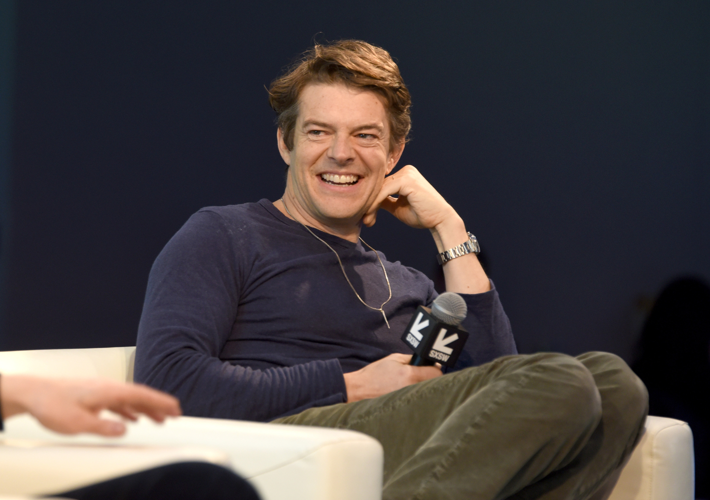 Jason Blum at his Featured Session with Ethan Hawke – Photo by Dave Pedley/Getty Images for SXSW
