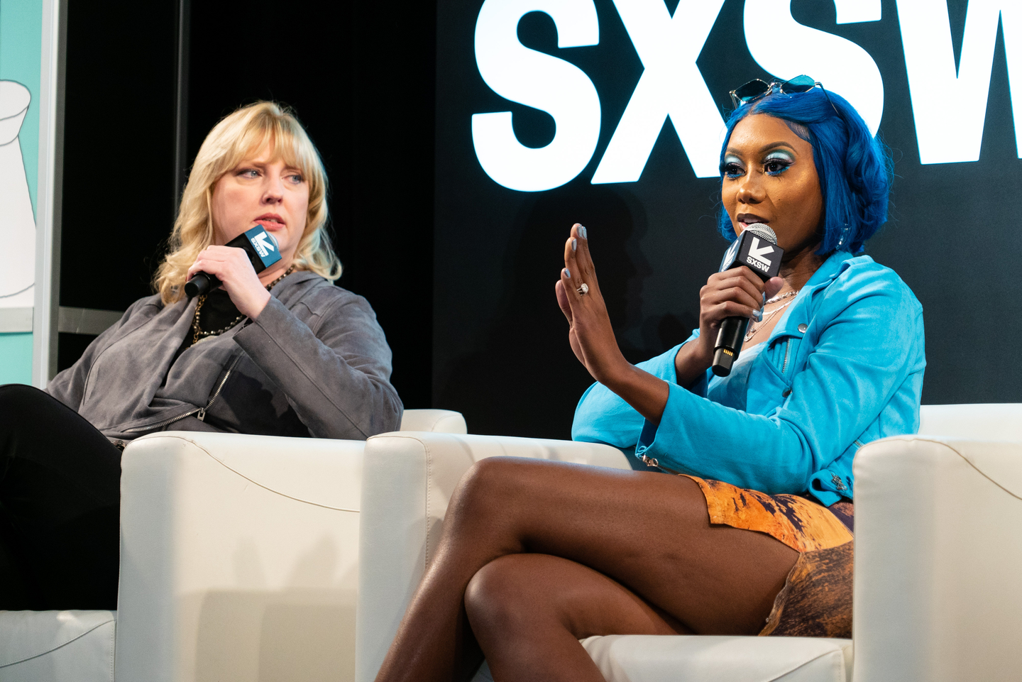 Beverly Keel and Priscilla Renea at the Country Music's Struggle to Define Women panel – Photo by Kit McNeil