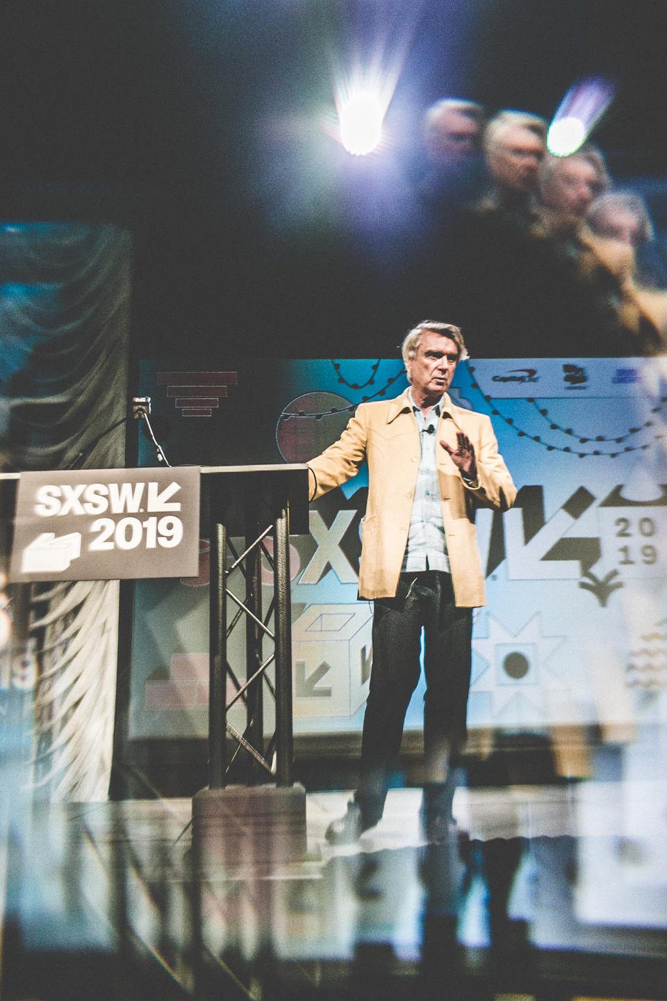 David Byrne at his Featured Session – Photo by Dylan Johnson