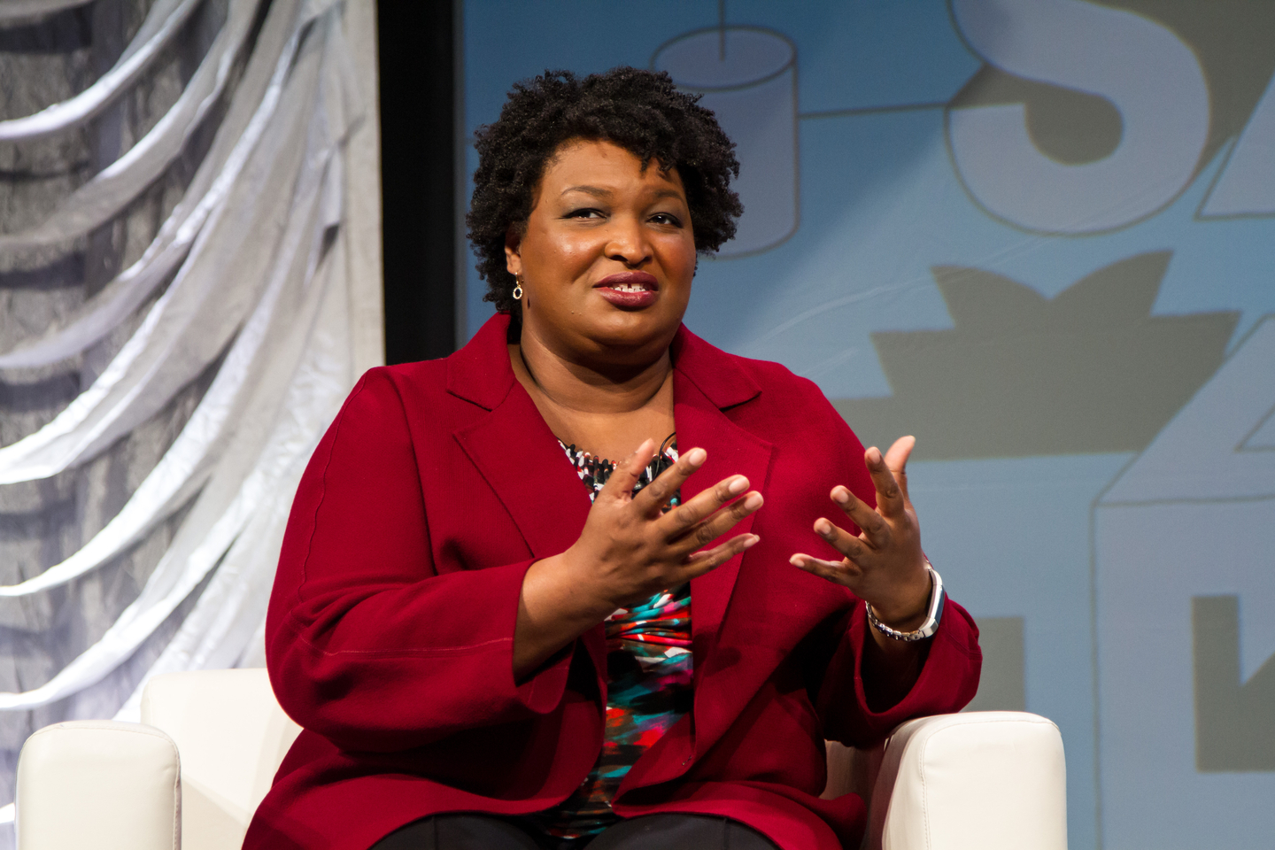 Stacey Abrams at her Featured Session – Photo by Tim Strauss