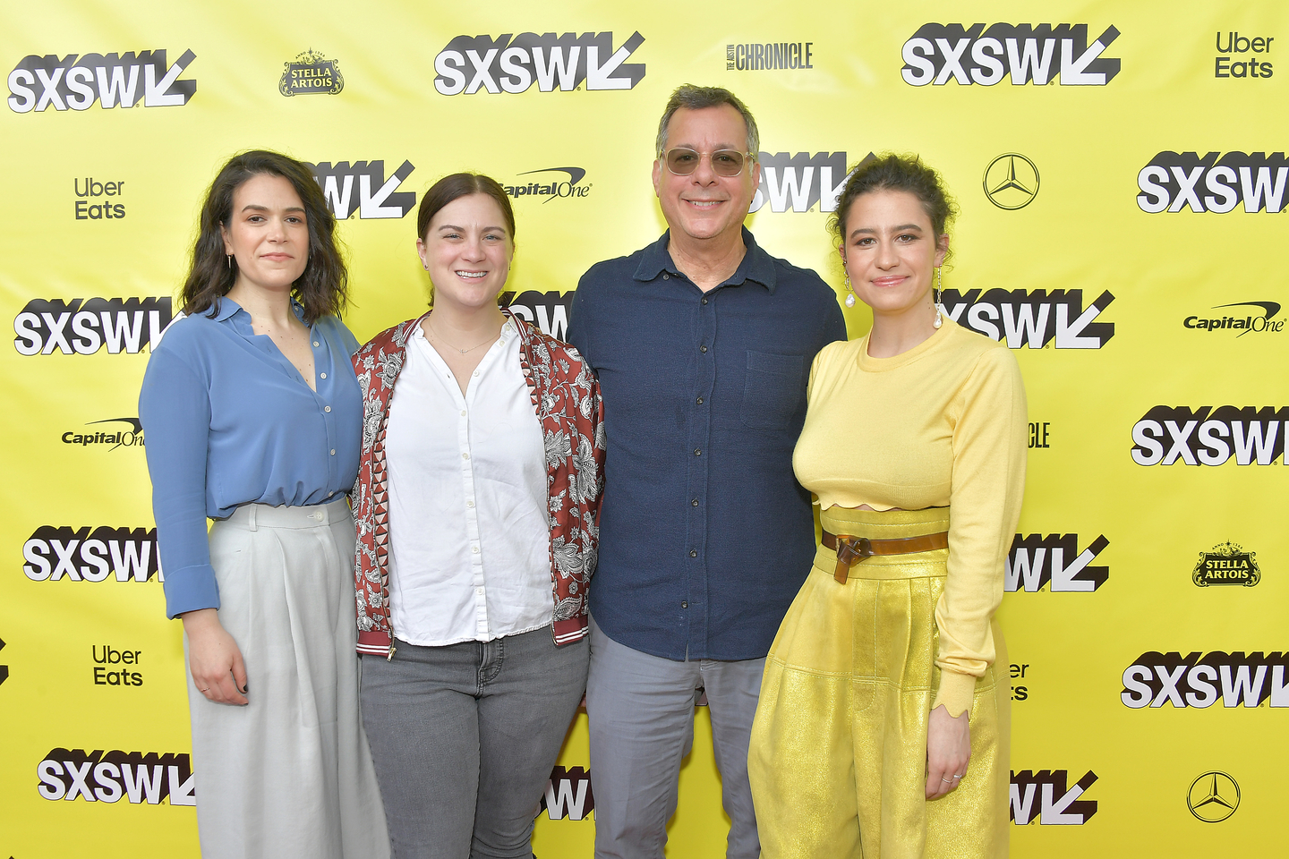 Abbi Jacobson, Sarah Babineau, Kent Alterman, and Ilana Glazer at the Broad City Series Finale Screening – Photo by Michael Loccisano/Getty Images for SXSW