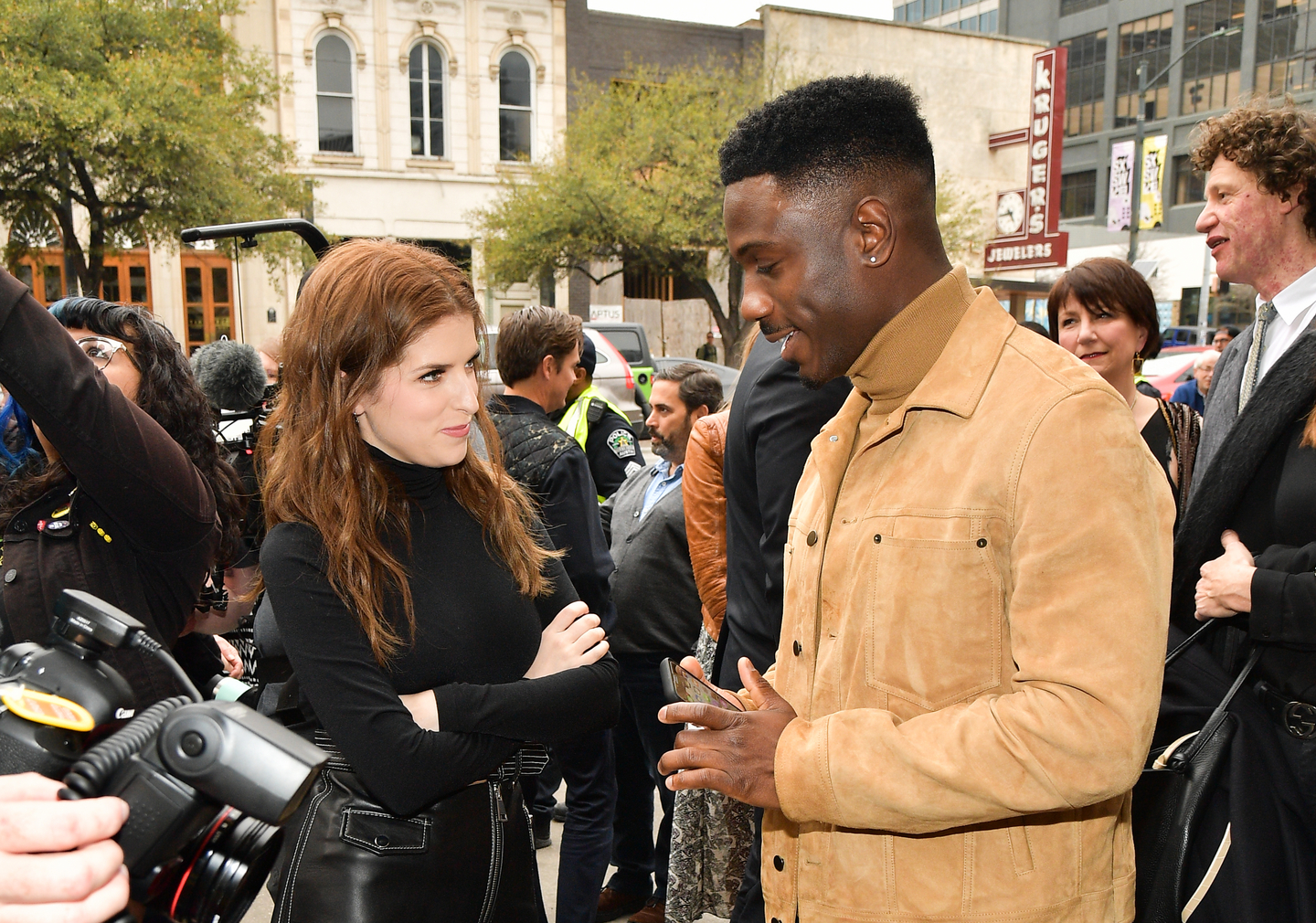 Anna Kendrick and Marchánt Davis at The Day Shall Come World Premiere – Photo by Matt Winkelmeyer/Getty Images for SXSW