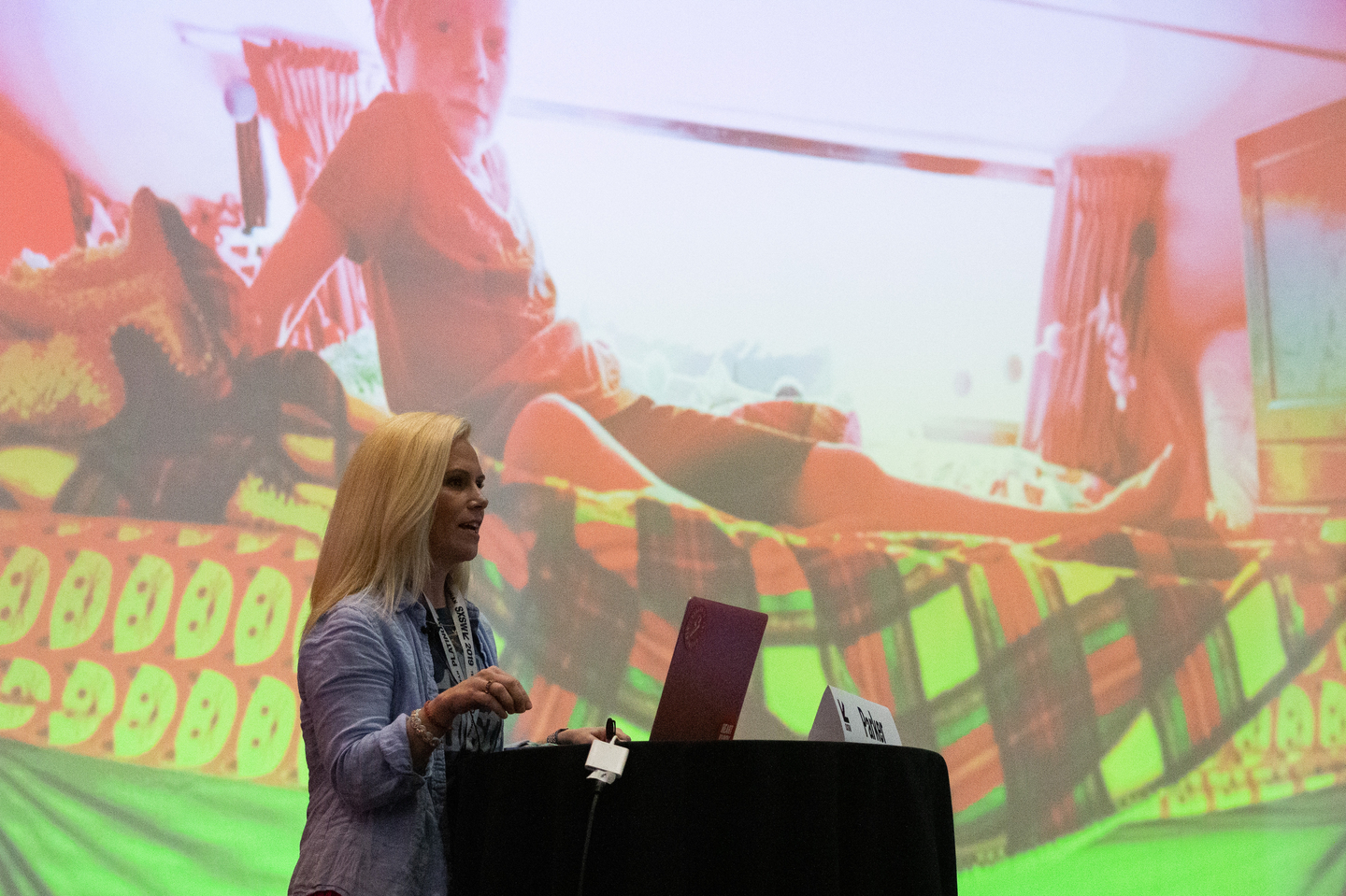Kate Parker at Disrupting Gender Norms: Authenticity in Advertising – Photo by Justin Zamudio