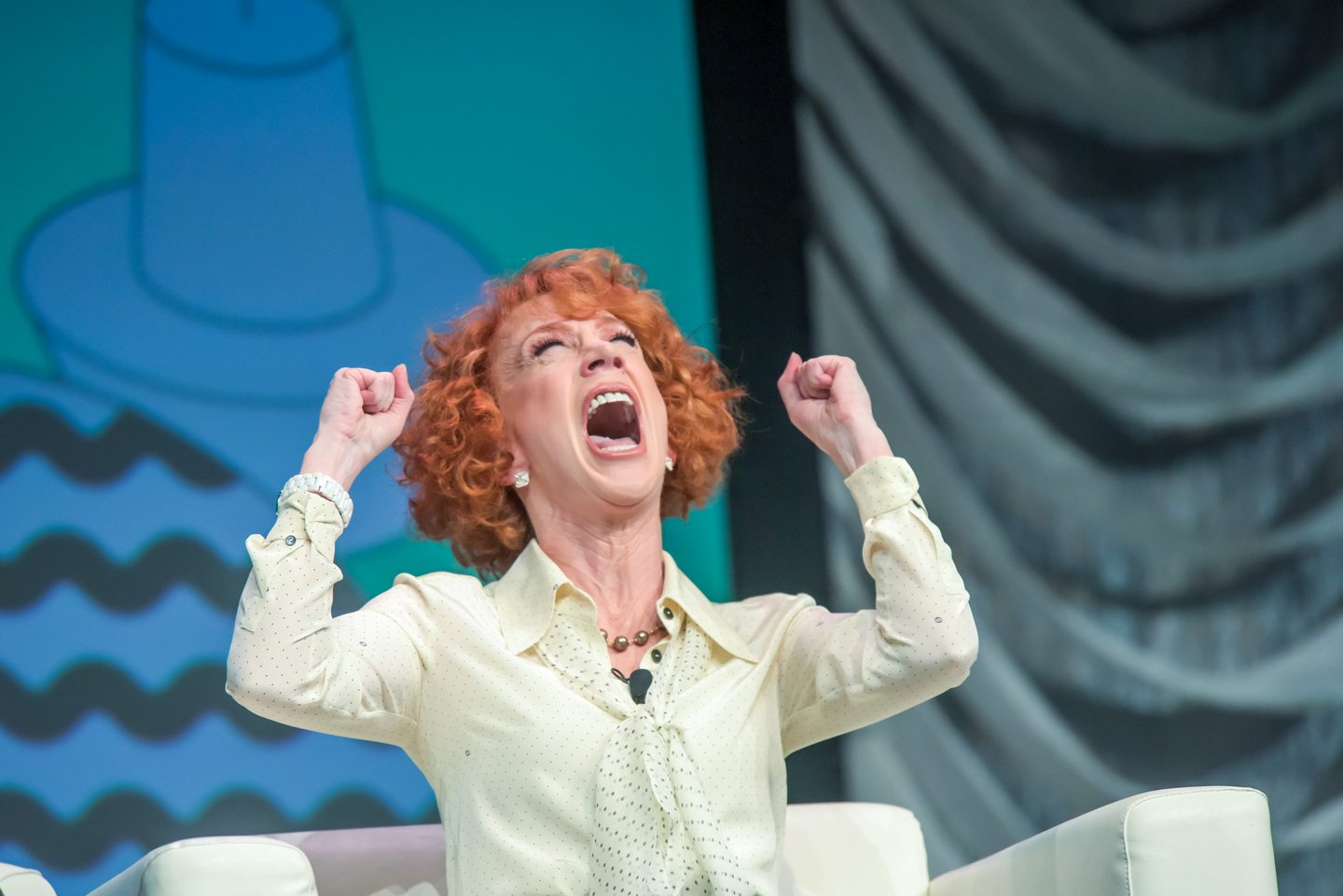 Kathy Griffin at her Convergence Keynote – Photo by Amanda Stronza