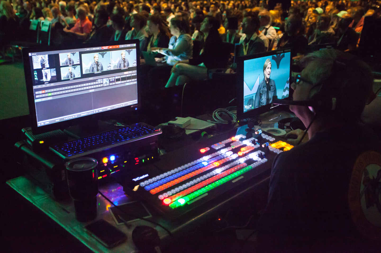 Brené Brown at her Opening Speaker Featured Session – Photo by Tim Strauss