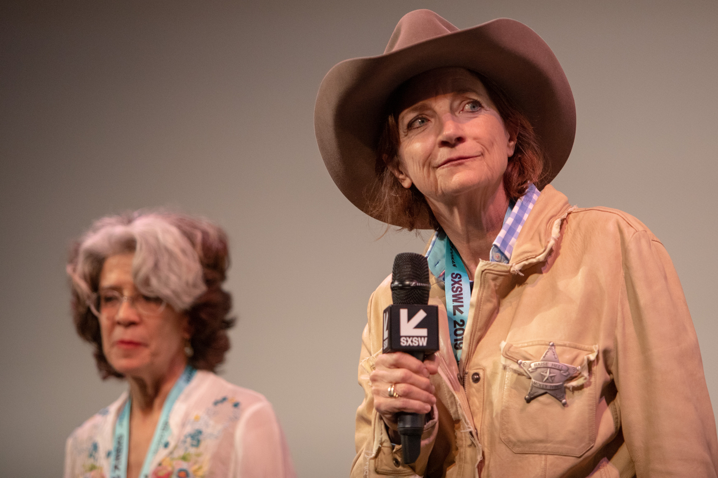 Carlisle Vandervoort at the Raise Hell: The Life & Times of Molly Ivins Screening – Photo by Hans Watson